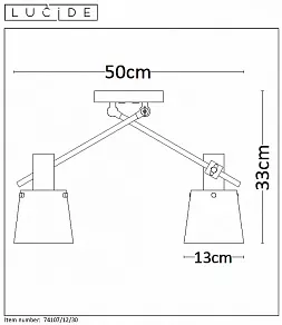 Спот Lucide Quinny 74107/12/30
