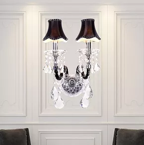 Бра LUMINA DECO Denica LDW 66249-2 BK