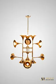 Люстра на штанге AM-Group AM259 AM259-12