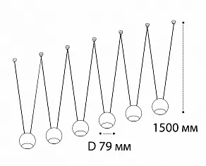 Подвесной светильник Italline IT03-1424 IT03-1426 black