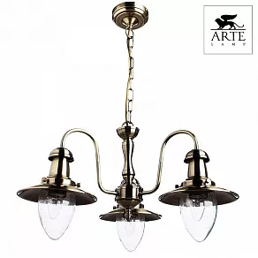 Подвесная люстра Arte Lamp Fisherman A5518LM-3AB