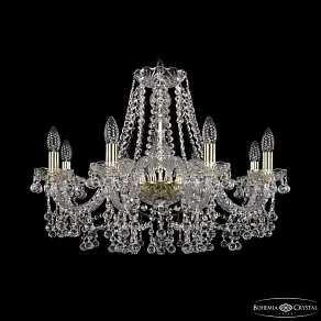 Подвесная люстра Bohemia Ivele Crystal 1409 1409/8/240 G