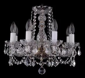 Подвесная люстра Bohemia Ivele Crystal 1402 1402/8/141/Pa/Leafs