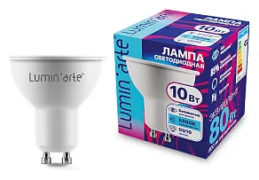 Лампа светодиодная Luminarte  GU10 10Вт 6500K LSTD-PAR16-10W6KGU10