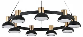 Подвесная люстра Indigo Traforo 11059/9P Black