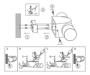 Бра Globo Smokey 7606
