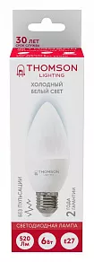 Лампа светодиодная Thomson Candle E27 6Вт 6500K TH-B2359