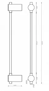 Накладной светильник Maytoni Rotta MOD413WL-L6G3K