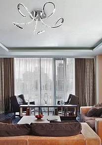 Потолочная люстра Eurosvet Miracle 90063/5 хром