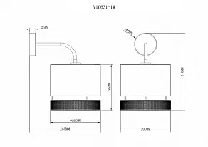 Бра Moderli Gela V10631-1W