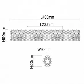 Бра Chiaro Гослар 12 498024501
