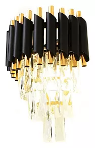 Накладной светильник LUMINA DECO Funneli LDW 6003-2 BK+F.GD