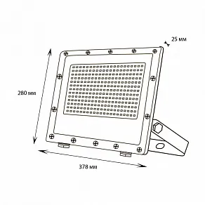 Настенно-потолочный прожектор Uniel ULF-F50 UL-00012763
