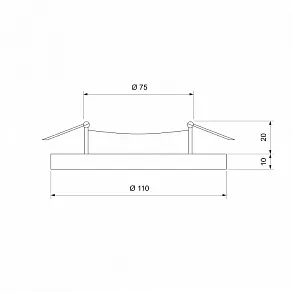 Встраиваемый светильник Elektrostandard DSS001/002/003 a037532