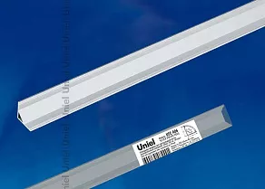 Профиль накладной угловой внутренний Uniel UFE-A06 SILVER 200 POLYBAG UL-00000600