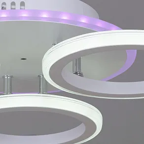 Потолочная люстра Reluce 06319 06319-3.3-03 WH+CR (RGB)
