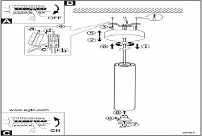 Подвесной светильник Eglo ПРОМО Terrasini 39467