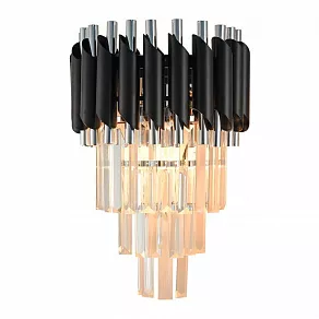 Накладной светильник Natali Kovaltseva Darian DARIAN 76017/2W CHROME BLACK