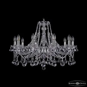 Подвесная люстра Bohemia Ivele Crystal 1413 1413/10/300 Ni Balls