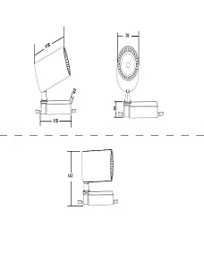 Светильник на штанге Maytoni Vuoro TR003-1-12W4K-B