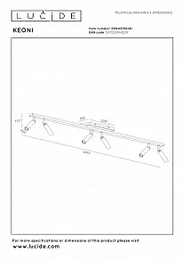 Спот Lucide KEONI 09943/06/41