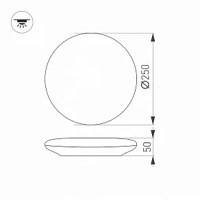 Накладной светильник Arlight CL-FRISBEE 030110