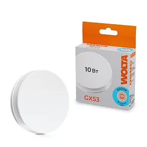 Лампа светодиодная Wolta  GX53 10Вт 6500K 25W75R10GX53
