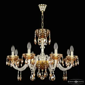 Подвесная люстра Bohemia Ivele Crystal 5417 5417/8/240 G Amber/M-1F K721