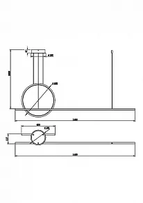 Подвесной светильник Maytoni Halo MOD247PL-L49BSK