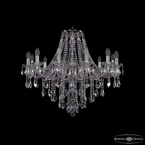 Подвесная люстра Bohemia Ivele Crystal 1415 1415/12/300 Ni Leafs