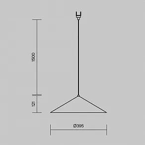 Подвесной светильник Maytoni Outdoor Campana O-TR01-1-P-12WW3K