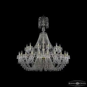 Подвесная люстра Bohemia Ivele Crystal 1410 1410/24+12/530/XL-156 G V0300