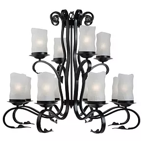 Подвесная люстра Arte Lamp Scroll A7915LM-8-4BK