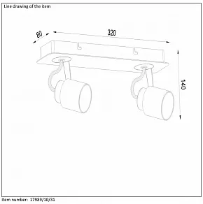 Спот Lucide Dica Led 17989/10/31