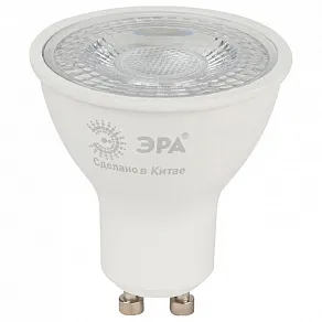 Лампа светодиодная Эра  GU10 8Вт 6000K LED Lense MR16-8W-860-GU10