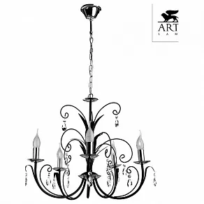 Подвесная люстра Arte Lamp Romana A1742LM-5BK