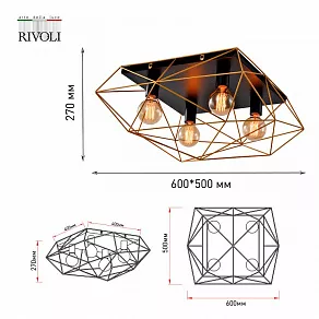 Накладной светильник Rivoli Roxana Б0053042