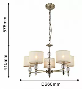 Подвесная люстра F-promo Vallora 2663-5P