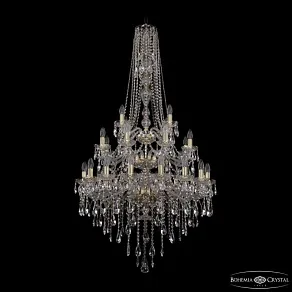 Подвесная люстра Bohemia Ivele Crystal 1415 1415/16+8+4/300/h-155/3d G