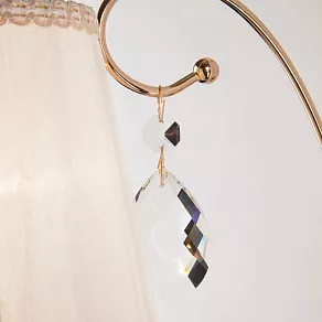 Бра Eurosvet Emiliana 10087/1 золото/прозрачный хрусталь Strotskis