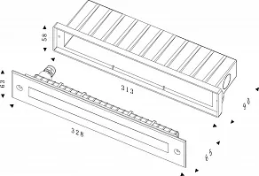 Встраиваемый светильник Deko-Light Slim Line I 1.5 WW 100106