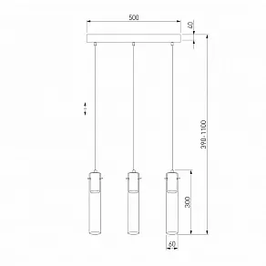 Подвесной светильник TK Lighting Look 855 Look Graphite
