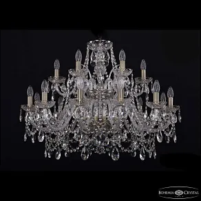 Подвесная люстра Bohemia Ivele Crystal 1411 1411/12+6/300/2d Pa