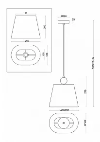 Подвесной светильник Freya Soho FR2028PL-01N
