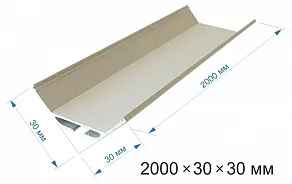 Профиль накладной угловой внутренний Apeyron Electrics  08-22-01