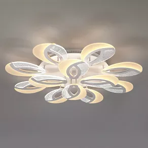 Потолочная люстра Eurosvet Flake 90140/12 белый 168W