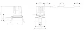 Встраиваемый светильник Maytoni Share DL051-1WMG