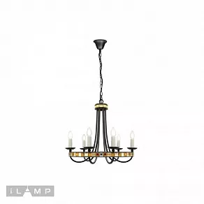 Подвесная люстра iLamp Dream 10190-6P BK