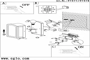Накладной светильник Eglo ПРОМО Paretta 97478