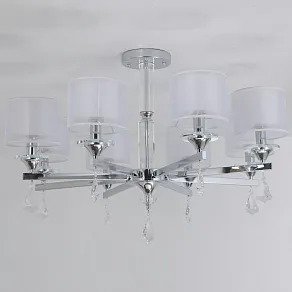 Люстра на штанге ILLUMICO  IL1354-8CPA-29 CR Romei